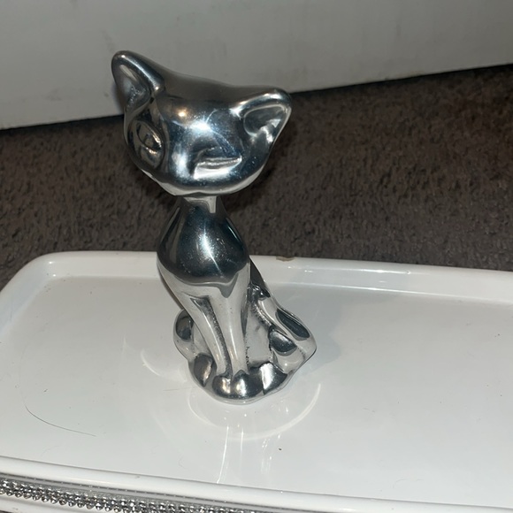 Hoselton Siamese Cat Solid Aluminum Paperweight - Picture 2 of 6